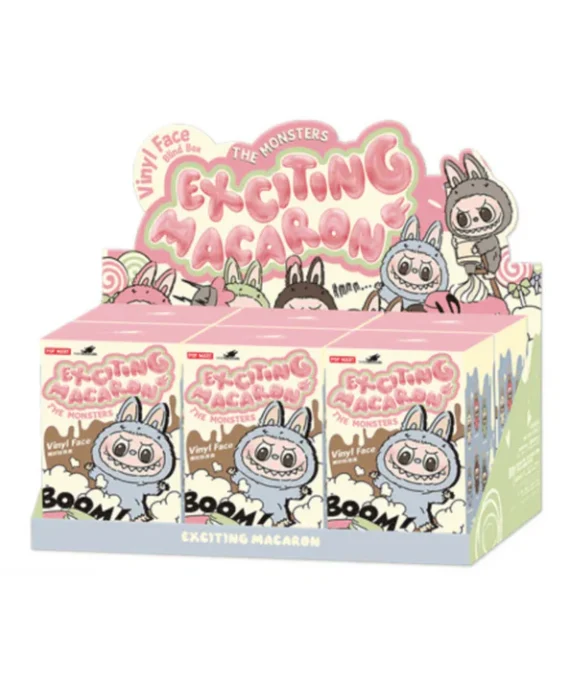 Labubu The Monsters Exciting Macarons Vinyl Face Sealed Case (Pack of 6)