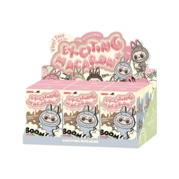 Labubu The Monsters Exciting Macarons Vinyl Face Sealed Case (Pack of 6)